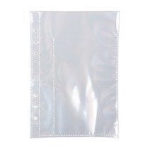플러스샵 6공다이어리 투명포켓 속지 리필 A5 5종모음 10매입 1묶음, 양면, 스티커(셀픽스)