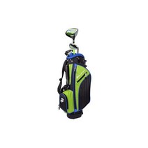 [테일러메이드주니어] 캐디백 골프백 NEW Orlimar ATS Junior Boys Lime Blue Series Golf Set w Driver Bag (Ages 35)