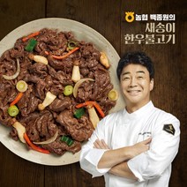 eTV [공영x농협x백종원]백종원의 새송이 한우 불고기 300g x 4팩, 4개