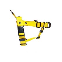 [패피퍼피] 강아지 소형견 중형견 앞섬방지하네스 앞고리하네스 이지워크 가슴줄 국내제작 H형 L형 몸줄 하네스, 옐로우