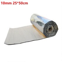25x50cm 10mm Car Soundproofing Deadening Mat Heat Sound Insulation Cotton Firewall Auto Hood Door De, 하나, 10mm  25x50cm