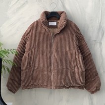 [신상무배]블레어 코듀로이 하이넥 패딩