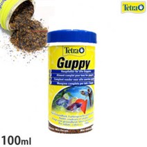 ⊙♭한정판매◎ 먹이 사료 테트라 구피 열대어 관상어 밥 100ml (yq‡!Q), 1개, ♬본 상품 선택하기_KSuper™