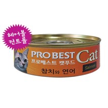 프로베스트 캣푸드 고양이 캔 참치와 연어 24개 1박스