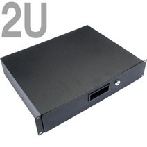 JH+NM CYSD-2U(Black) 허브랙 2U 보안 서랍장(블랙)_S/N:1F+1FC181 ; 서버랙 허브랙 고정선반 판넬 앵글 CJN14C1, jh 본상품선택