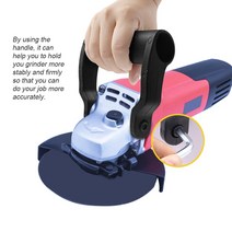 탈착식 미끄럼 방지 앵글 그라인더 보조 손잡이 M8 목공 나사 설치 포함 액세서리, 한개옵션0