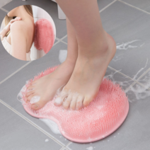 발바닥 뒷꿈치 각질제거 굳은살 발세척솔 풋 브러쉬, 핑크, 1개