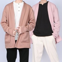 인생템 오버핏 기모 롱 숄 포켓 포인트 니트 가디건