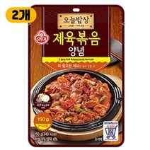 만능양념 집밥 업소용 오늘밥상 제육볶음양념 150g 오뚜기, 2개