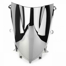 Yamaha YZF600 R6 R7 2017 2018 2019 2020 2021 오토바이 더블 버블 윈드 스크린 yzfr6 r7, Silver