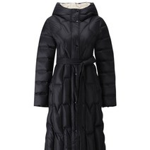 블루페페 구스다운롱점퍼P214PSG971BK