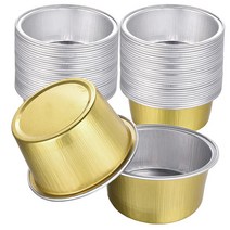 프제나 캠핑용 일회용 은박지 그릇 알루미늄 용기, 50개