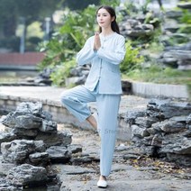 명상복 생활 수련 여성 남자 복장 리넨
