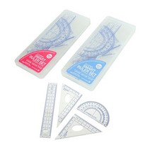 스마트 삼각자 각도기 세트(색상랜덤) 삼각자세트 각도기세트 초등학생생일선물, 상세페이지 참조