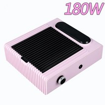 네일흡진기 젤네일 흡입기 필터 먼지 네일 집진기 180W 조절 가능한 풍속 더스트 진공 청소기 재활용 포함 매니큐어 기계 강력한 팬, EU, 110-240V Pink, CHINA