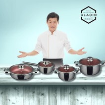 클래딘 명품 이연복 시그니처 냄비 후라이팬 그리들 사각팬 사이즈선택 자취생 싱글족, 양수 20CM