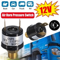 차량용 에어 컴프레셔 12V DC 12V 3.5A 자동차 공기 펌프 압축기 저장 탱크 압력 스위치 90-110PSI 120-150, 04 110-140PSI