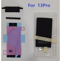 masterxu 배터리 셀 no flex for iphone xr xs max 11 pro 12 13 mini 세트 충전 스마트 폰 전문 전화 수리 aaa 도구, 13 프로, 10개