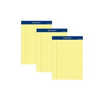 1500 리갈패드 B5 50매 3권팩, 노랑, 2개