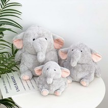 통통이 모찌 아기 코끼리 애착인형, 라지/L (45cm)