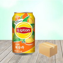 립톤 아이스티 복숭아맛 355ml X 24캔/음료수, 24개