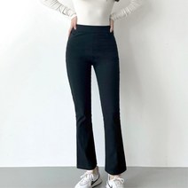 세련된 부츠컷 겨울 여자 기모 날씬핏 트레이닝바지 추천 기숙사 공부바지