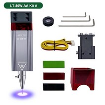 아크릴재단기 코너라운더 책절단기 문서재단기 트리머재단기 laser tree 20w optical power laser head with air Assist 455nm blue, lt-80w-a 키트 a-24v