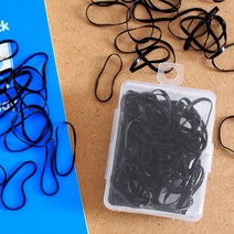 70p 블랙 머리끈/화장품매장판촉용 행사사은품 팬