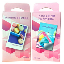 엘지 포켓 포토 프린터 인화지 감열지 30매 1팩 포포, 스티커