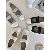 키치조치 루나마틴 발편한 벨크로 슬립온 블랙 소라 아이 3cm
