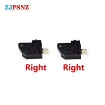 전기자전거오토바이 오른쪽 및 왼쪽 앞 브레이크 정지 등 스위치 스쿠터용 프레스 버튼 전자 자전거 혼다, 03 2Pcs Right, 한개옵션1