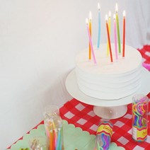 유어캔들 파티 미들스틱 생일초 모음, 슬림꽈배기골드＆실버(5399)