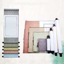 족자 서예족자 빈족자 화선지부착 작품용 18종치수 한시특가판매, 가로84 세로192cm