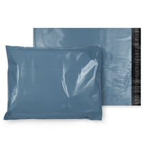 [그러담다] LDPE 이중지 택배봉투 (펄블루), [40호] 30X40+4 (100매)