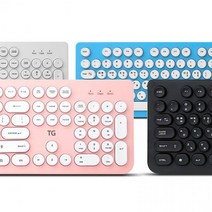 아이솔레이션 슬림 키보드 무접점 무소음 유선 개발 가성비, 5개, 블루