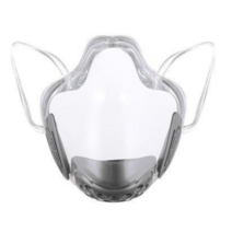 새로운 마스크 안티 안개 방진 절연 방지 폼 안티 스플래쉬 투명 스타 Pc Hd 립 마스크, 보여진 바와 같이