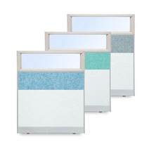 진웅파티션 PVC 45T 높이 1200 모든 사무실파티션 사무실칸막이 파티션 (부속별도), 선택4) 투톤상부유리 W(가로)600mm