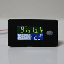 적산계 파워뱅크 배터리 전류계 캠핑 리튬이온 리튬 이온 4 납산 용량 표시기 12 24