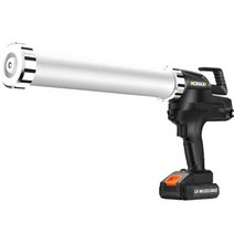 충전식 실리콘건 무선실리콘건 틈막이 인테리어 샷시, 20V 전기 글루건 배터리 1개 충전 1개