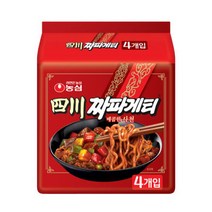 농심 사천짜파게티 137g X 4개입 라면 멀티팩, 단품