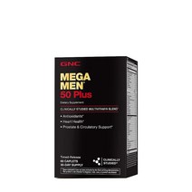 GNC Mega Men 50 플러스 멀티비타민 - 60정, 60 Caplets