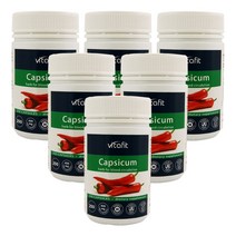 비타핏 (Vitafit) 캡시컴 (붉은고추) 400mg 250캡슐 X 6개, 1500캡슐, 1세트