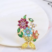 유럽 and 미국 Jewelry colorful zircon flower broca cluster butterfly forest sweet aging ring