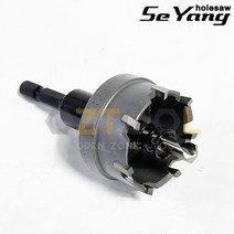 국산 세양 초경 홀쏘 육각 임팩 스텐 홀커터 천공 철판 홀쇼 홀캇타 석고 목공용, 33mm, 1개