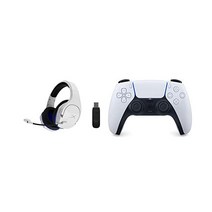 HyperX 클라우드 게이밍 헤드셋 플레이스테이션 공식 라이선스 제품 PS5 및 PS4용 메모리 폼 편안함 소음 제거 마이크 내구성 있는 알루미늄 프레임 미국직송, Wireless, 클라우드 스팅어 코어 + 컨트롤러 화이트