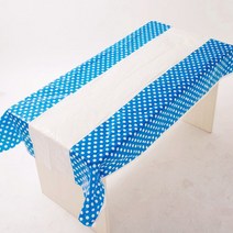 오픈런 생일파티 일회용 알록달록 테이블매트 5개, A6