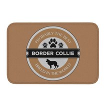 펫드라이룸 반려동물 반려견 드라이기 Cute Love Border Collies Front Door Mat Anti-Slip Indoor Quick Dry Dog Pet Doorm, [01] 40 센치메터 x 60 센치메터, [02] 2