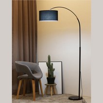 디자인 인테리어 거실 활 장스탠드 프리미엄, 장스탠드 (LED볼전구 주광색)