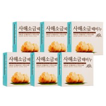 6개 무궁화 사해 소금 때비누 100g