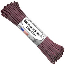 Atwood Rope MFG Color Changing 550 Paracord 100 Feet 7-Strand Core Nylon Parachute Cord Outside Surv, Disruptor